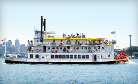 $19 for Two-Hour Cruise of Lake Union and Ship Canal from Queen of Seattle Paddle Wheel Cruises (Up to $39 Value)
